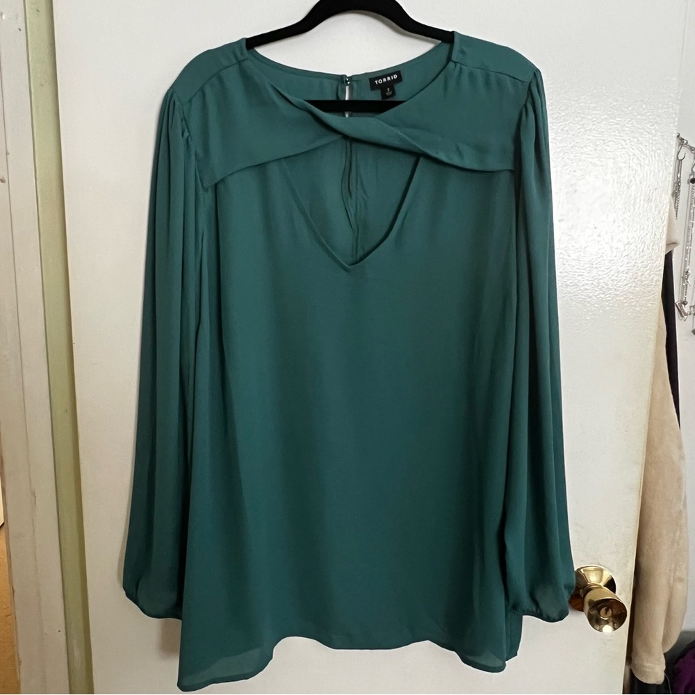 Torrid Long Sleeve Blouse